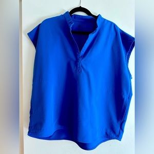 Figs XL Royal Blue Rafaela Oversized Scrub Top - Used